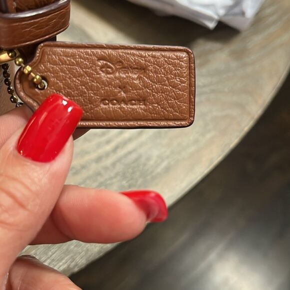 Coach Brown Crossbody Bag with Mickey Mouse Design - Picture 4 of 15